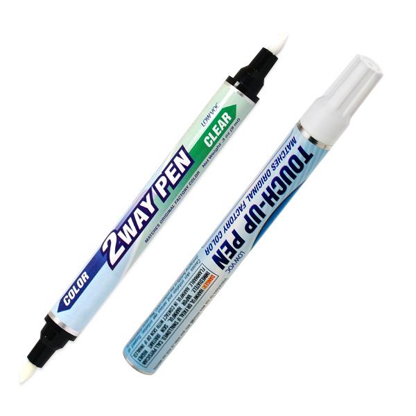 ScratchesHappen Exact-Match Touch Up Paint Kit Compatible with Lincoln Pristine White Metallic Tricoat (AZ/M7446A/PN4HR/LVLGWHA) - Bottle, Essential