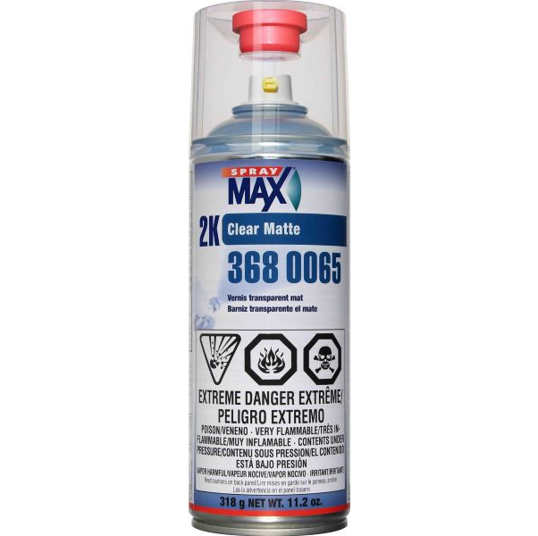 SprayMax 2K Urethane Matte Clear Coat 3680065