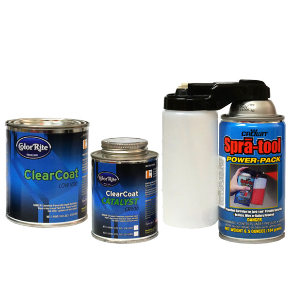 Base Coat & Clear Coat Adjustable Spray Aerosol Kit